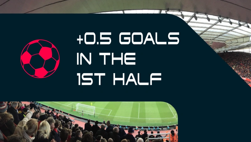 Prediction for over 0.5 goals in the first half